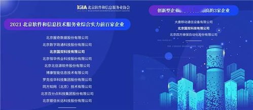 新年捷報，雙榜題名 國雙榮登2021北京軟件和信息服務(wù)業(yè)年度榜單，引領(lǐng)投資與管理新篇章